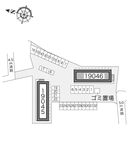 ★手数料０円★北本市緑　月極駐車場（LP）